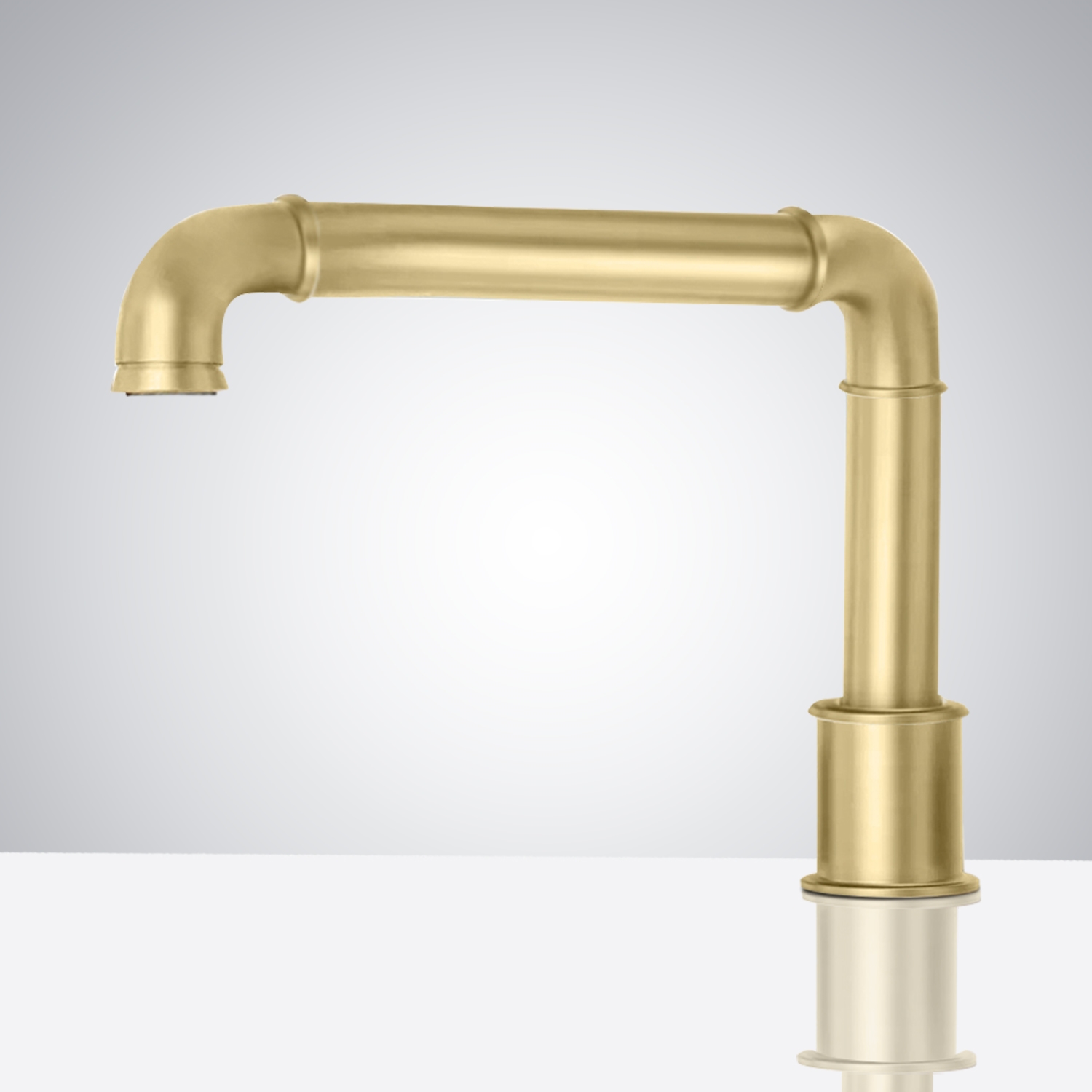 Fontana Commercial Brushed Gold Touch less Automatic Sensor Hands Free Faucet