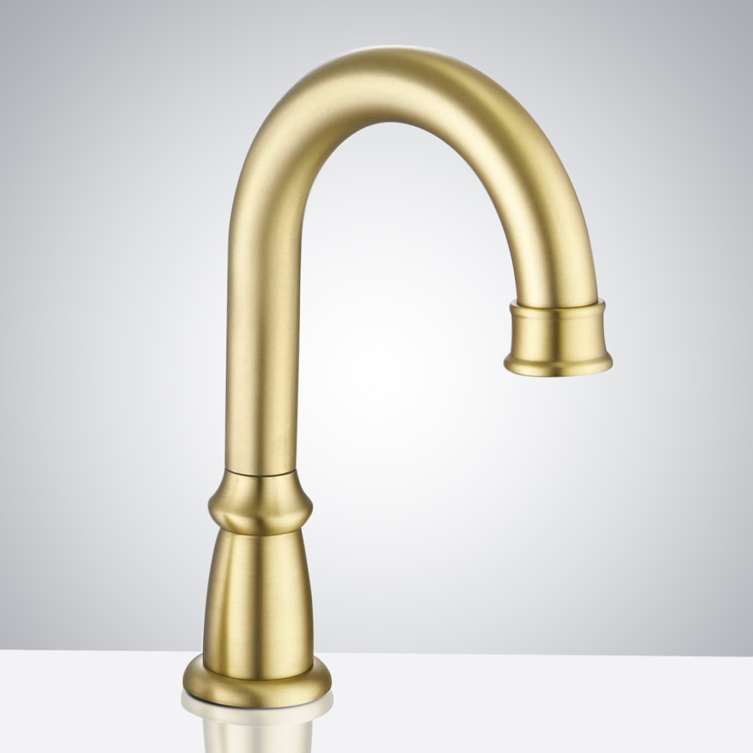 Fontana Commercial Brushed Gold Touch less Automatic Sensor Hands Free Faucet