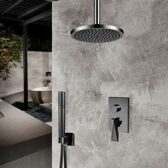 Bravat Dark Oil Rubbed Bronze Shower Set