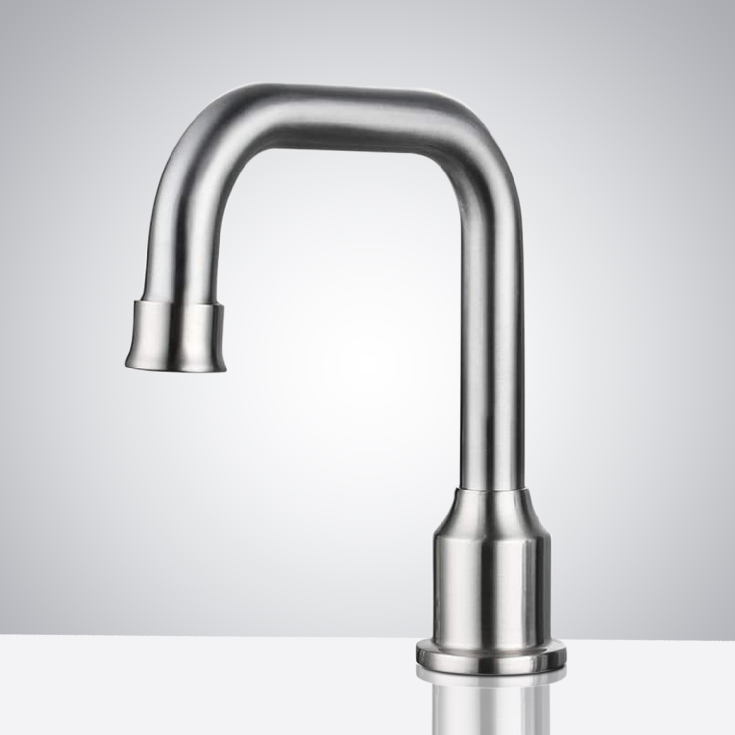 Fontana Commercial Brushed Nickel Touch less Automatic Sensor Hands Free Faucet