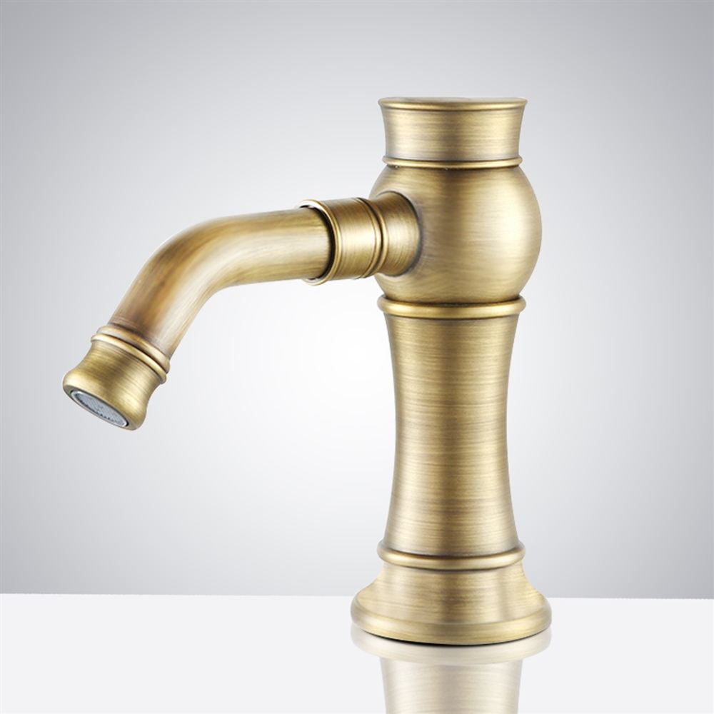 Brushed Gold Commercial Automatic Sensor Faucet