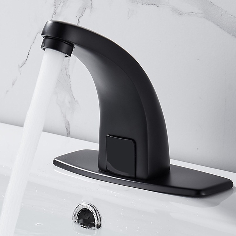 Melo Automatic Commercial Sensor Matte Black Commercial Faucet