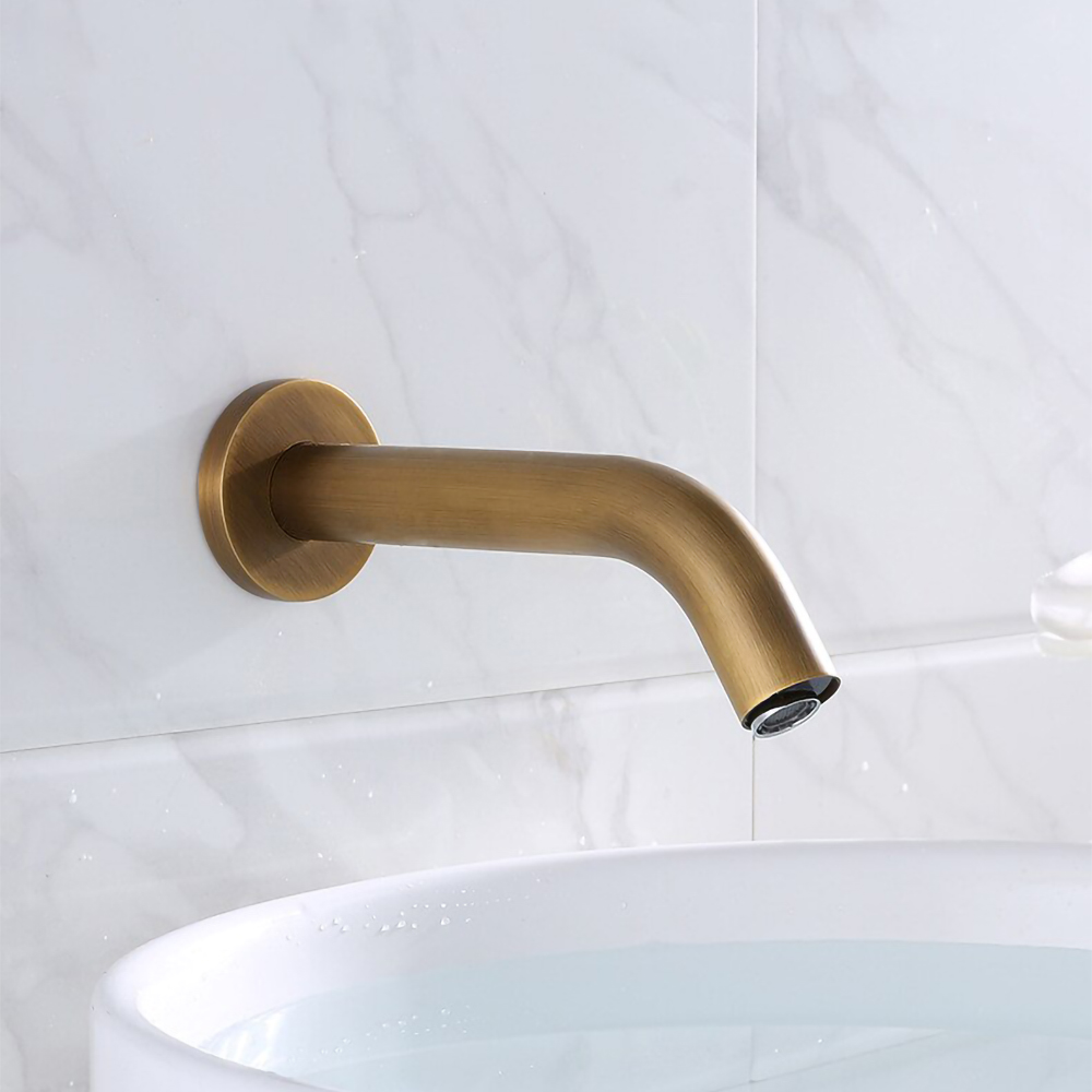 Verona Antique Bronze Wall Mount Automatic Commercial Sensor Faucet