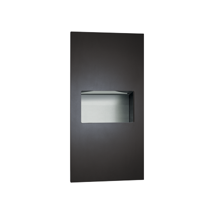 64623-00/-41  PIATTO™ Completely Recessed Paper Towel Dispenser & Waste Receptacle