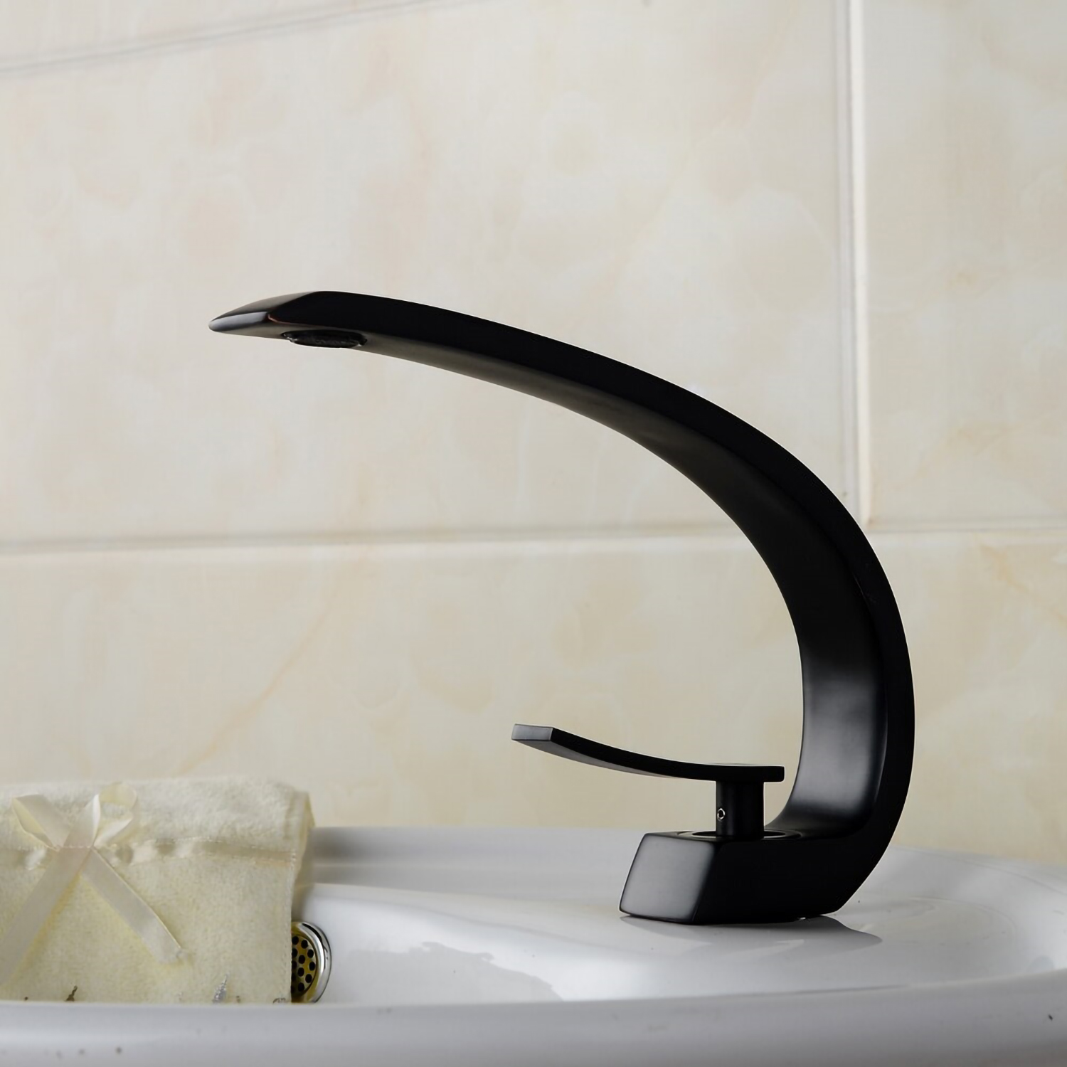 Fontana Milan Oil rubbed bronze bathroom faucets single handle