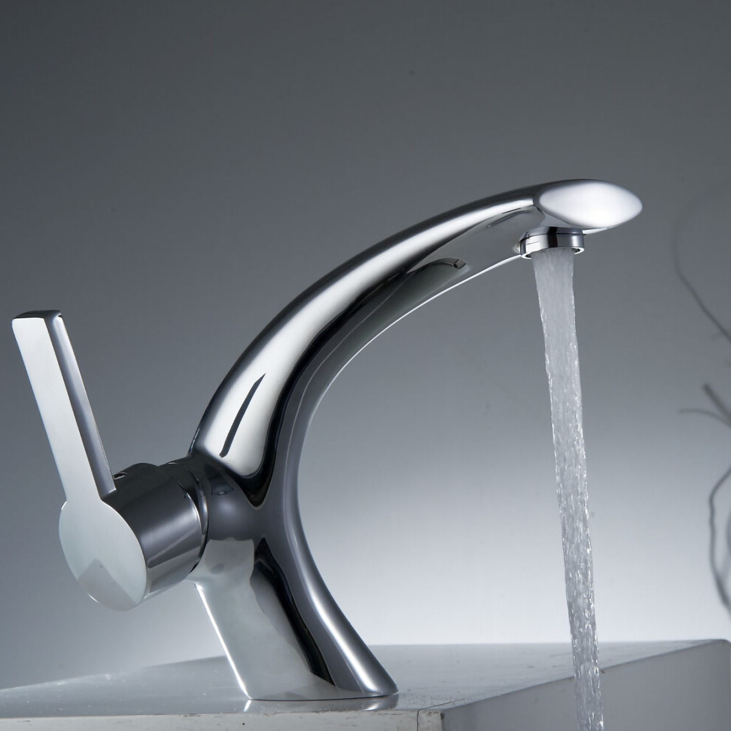 Fontana Twist Bathroom Sink Single Handle Faucet
