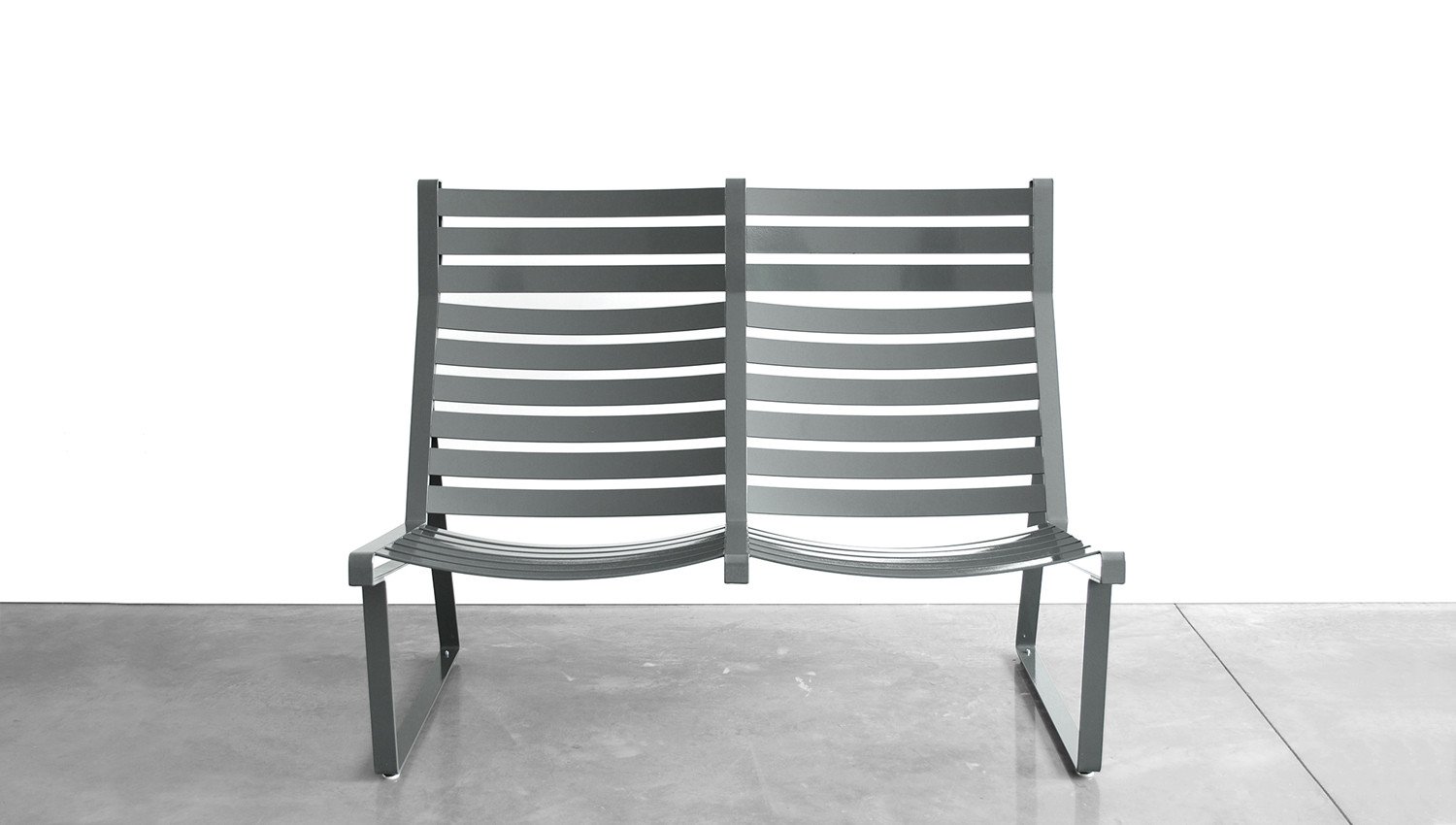 GRASSHOPPER LOUNGE - STEEL, LOVESEAT