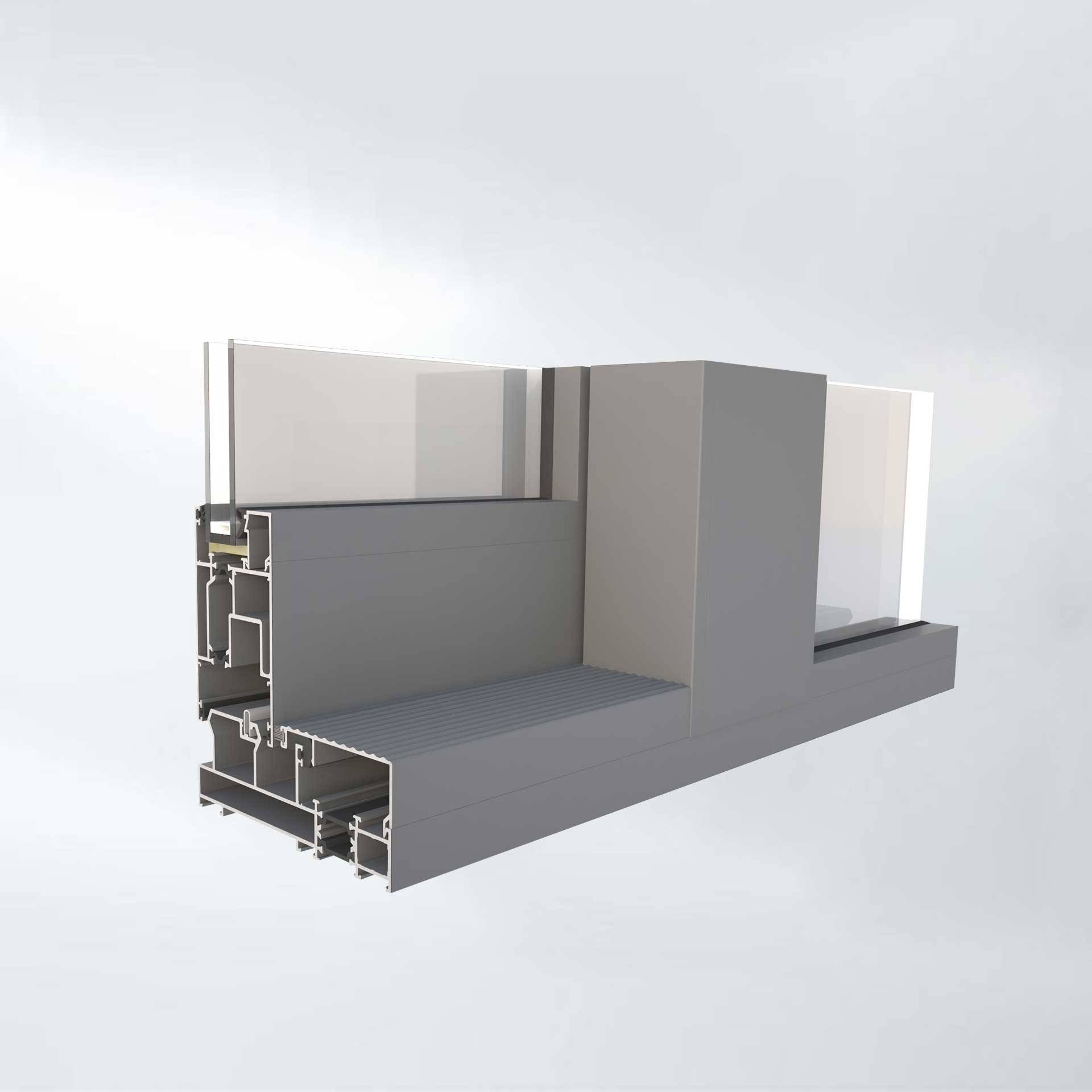 HST-60 Sliding Aluminum Door Systems
