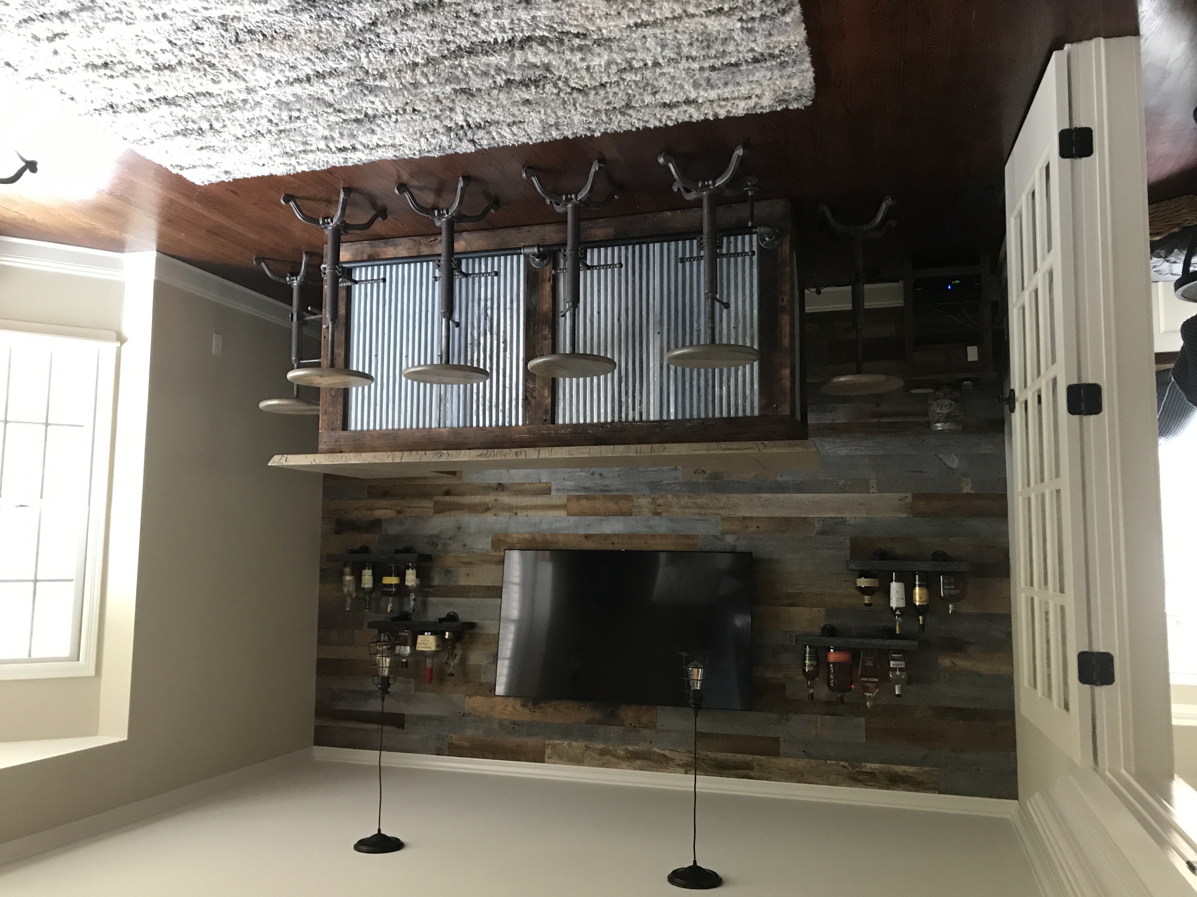 Corrugated Barn Tin Wainscoting - Majority Galvanized