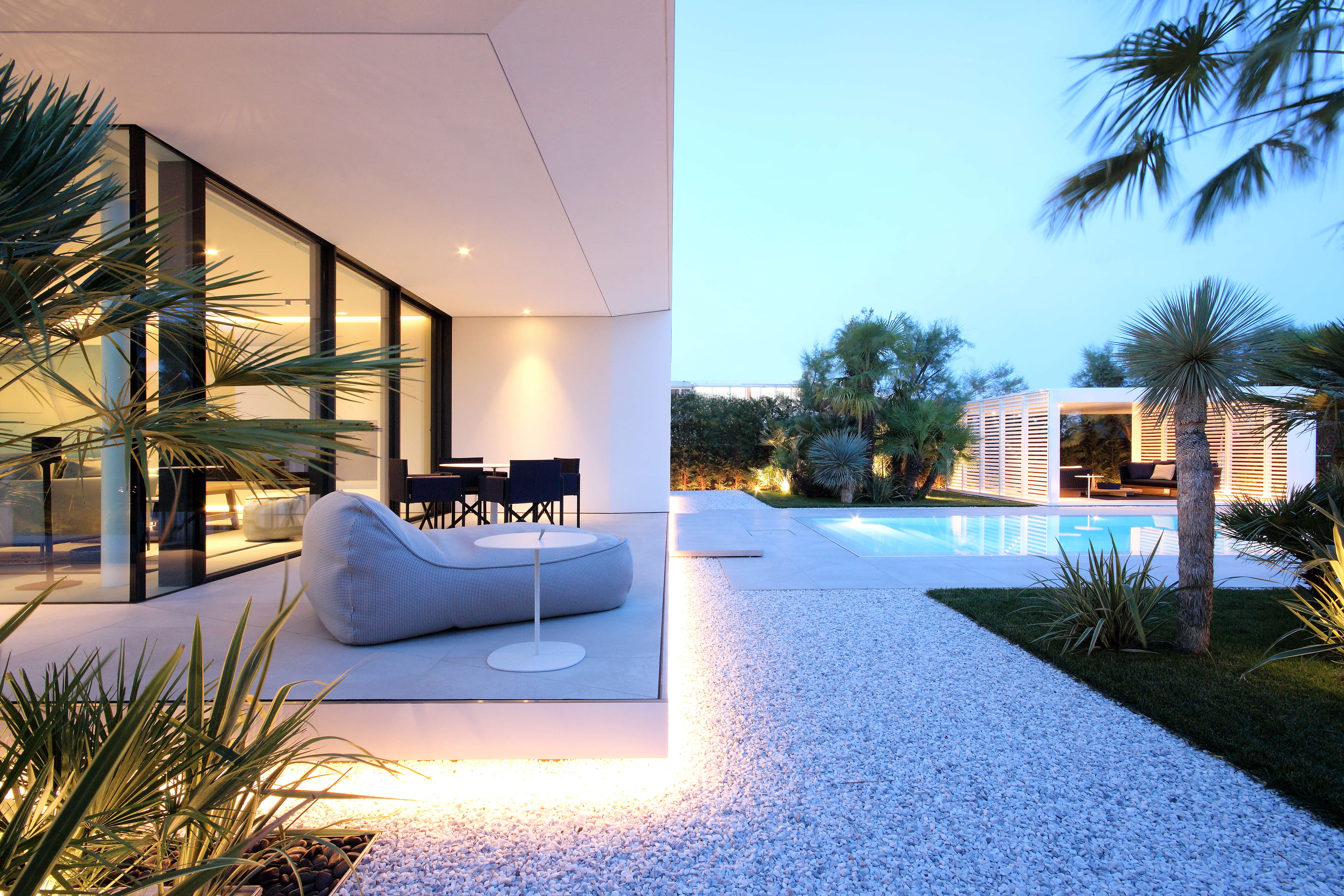 Casalgrande Padana stoneware tiles for Jesolo Lido Beach Villa
