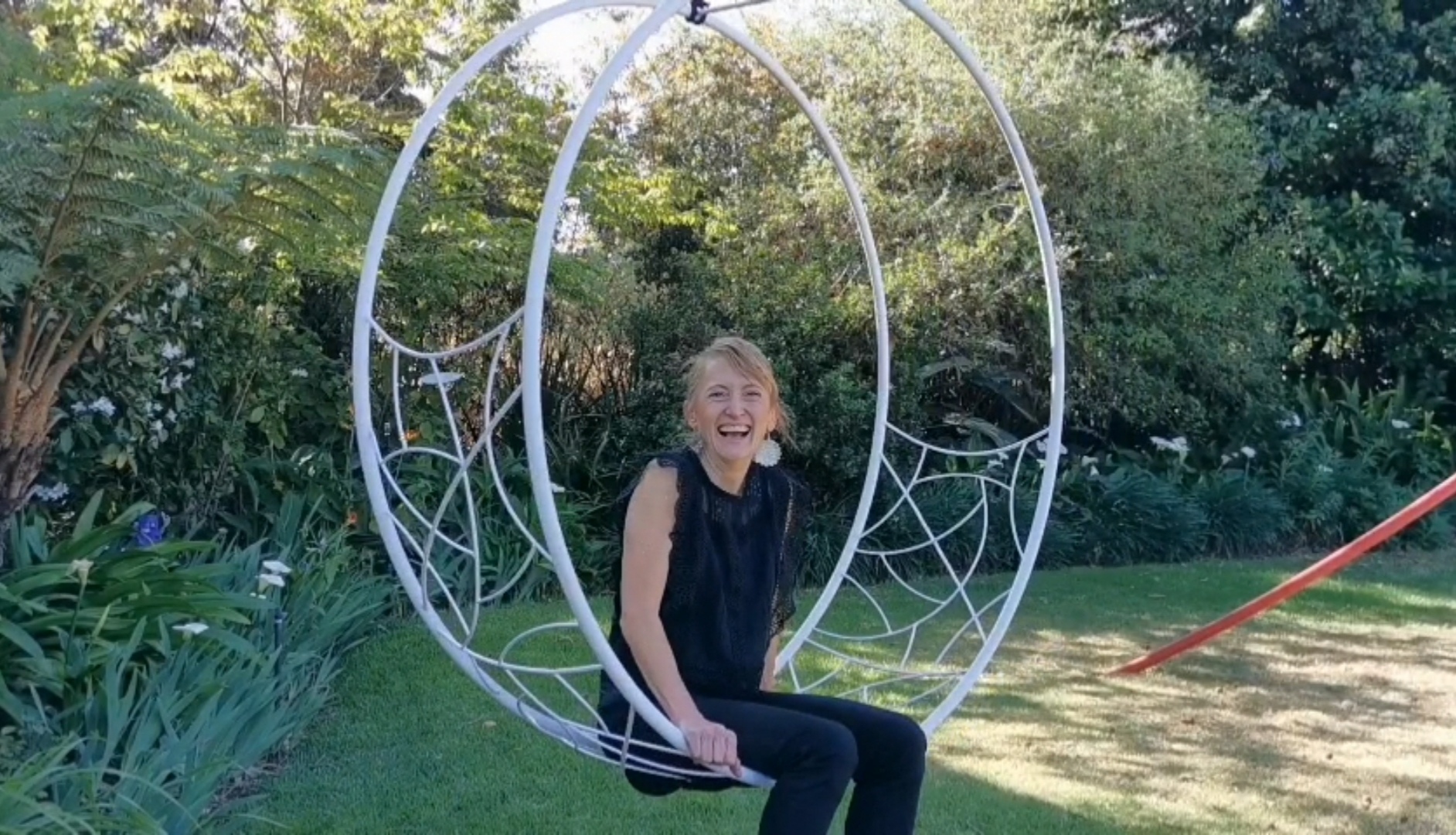 Studio Stirling - Wheel - Indoor or Outdoor Hanging Swing Chair