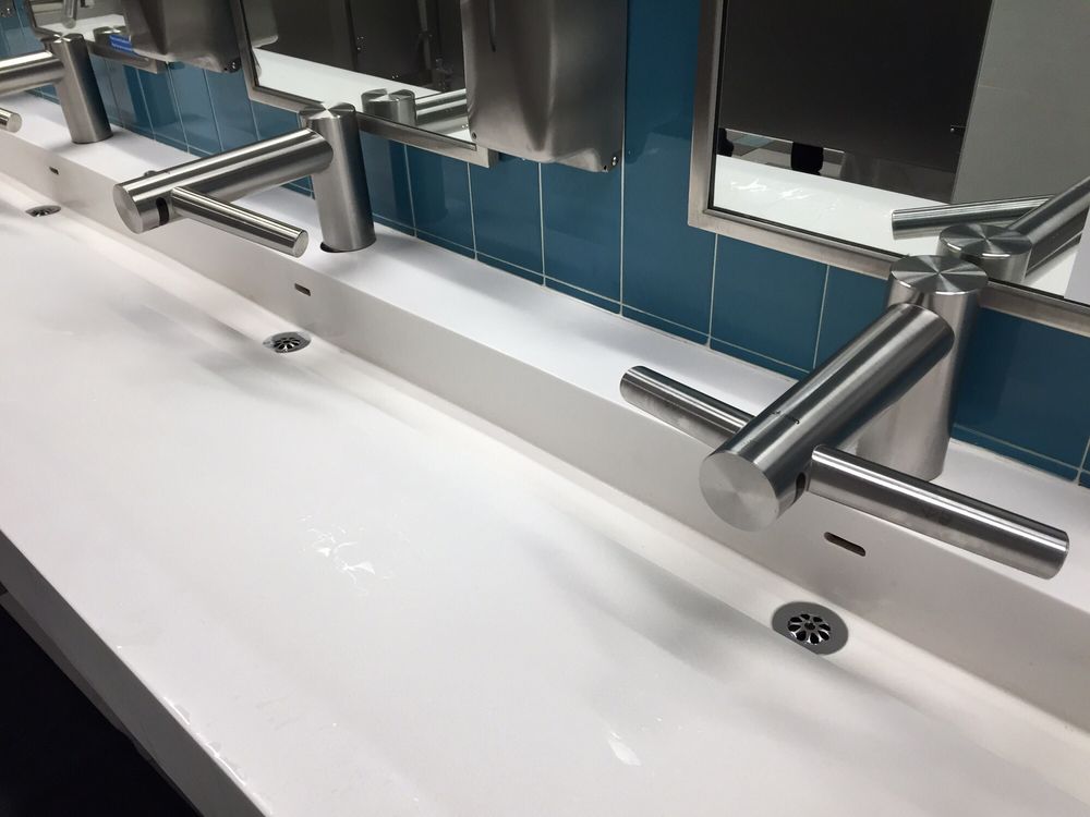 Slab Edge™ Wall Mounted Solid Surface Basin