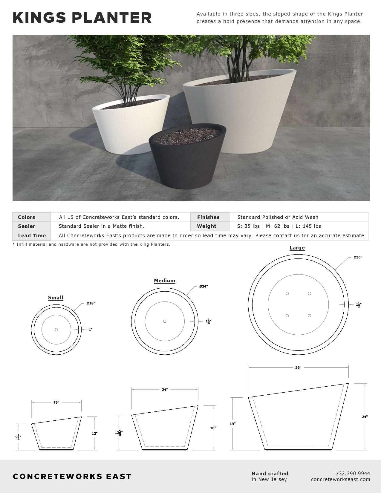 KINGS PLANTER