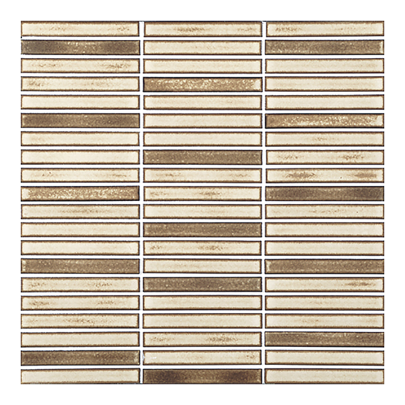 JAPANESE TILE - YOHEN BORDER LIGHT BROWN MIX YB31