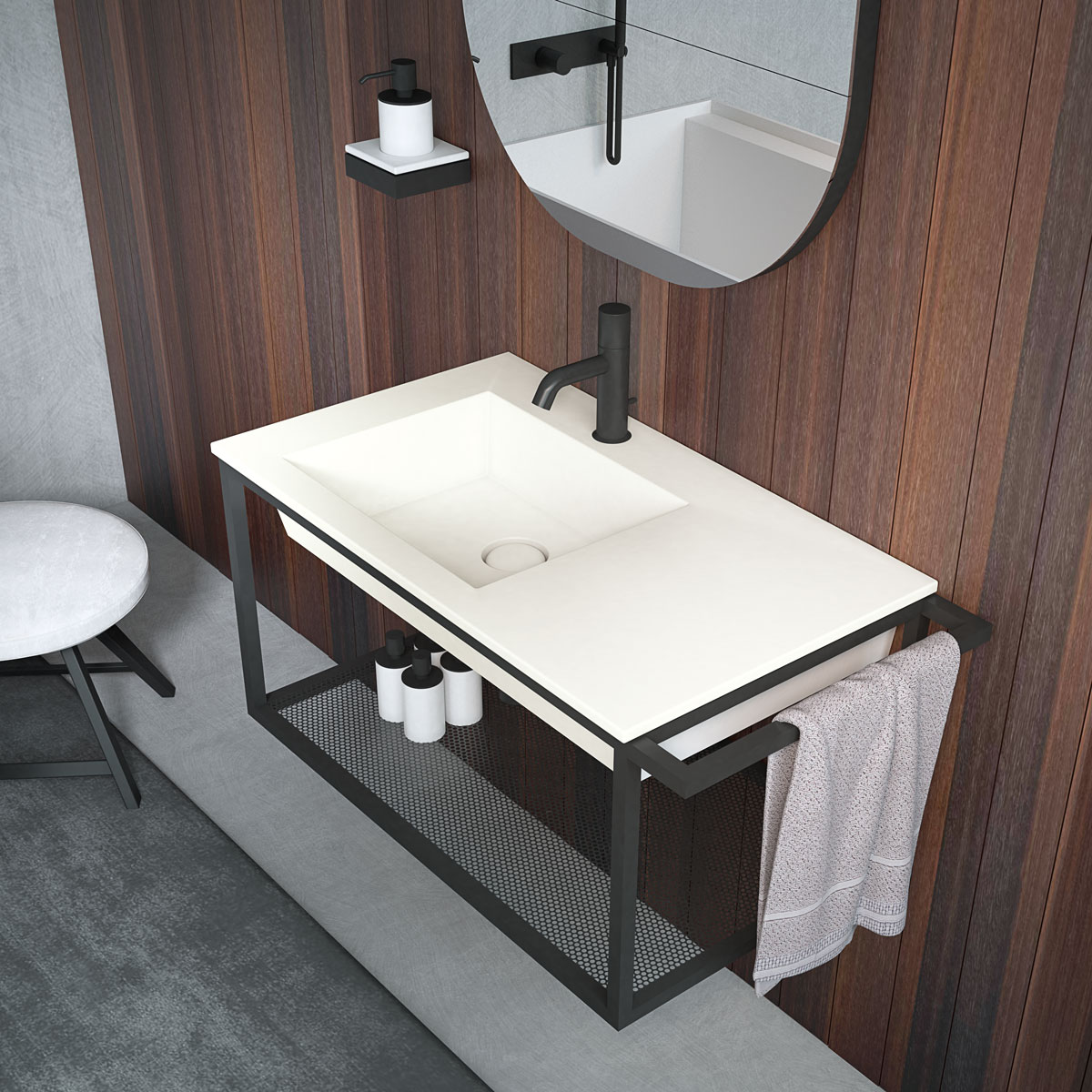 ERA washbasins, design by Luca Cimarra