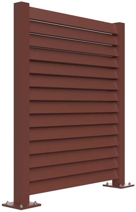 Mercury Economic Louvers - Aluminum Posts & Aluminum Planks