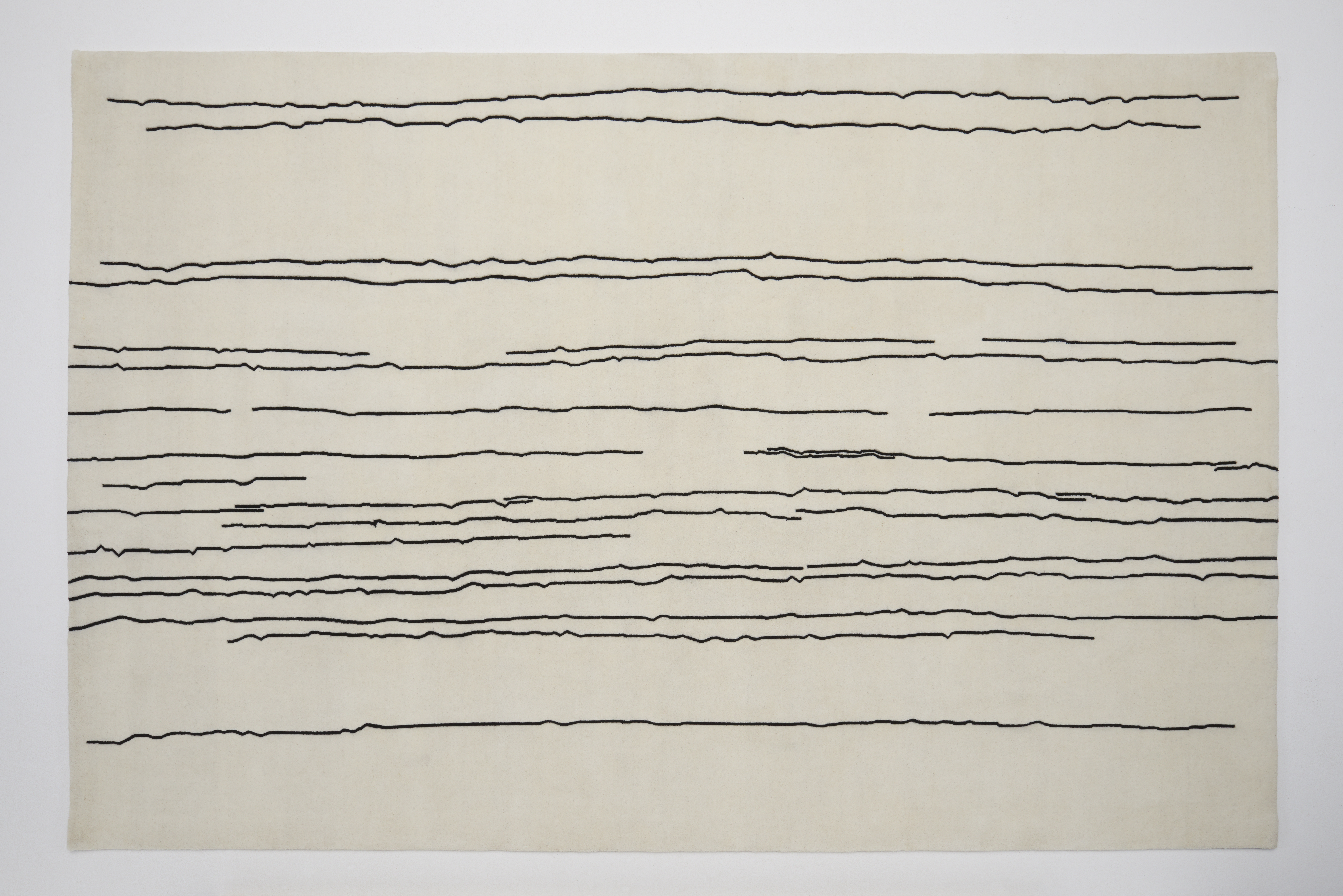 Woodlines- White with black