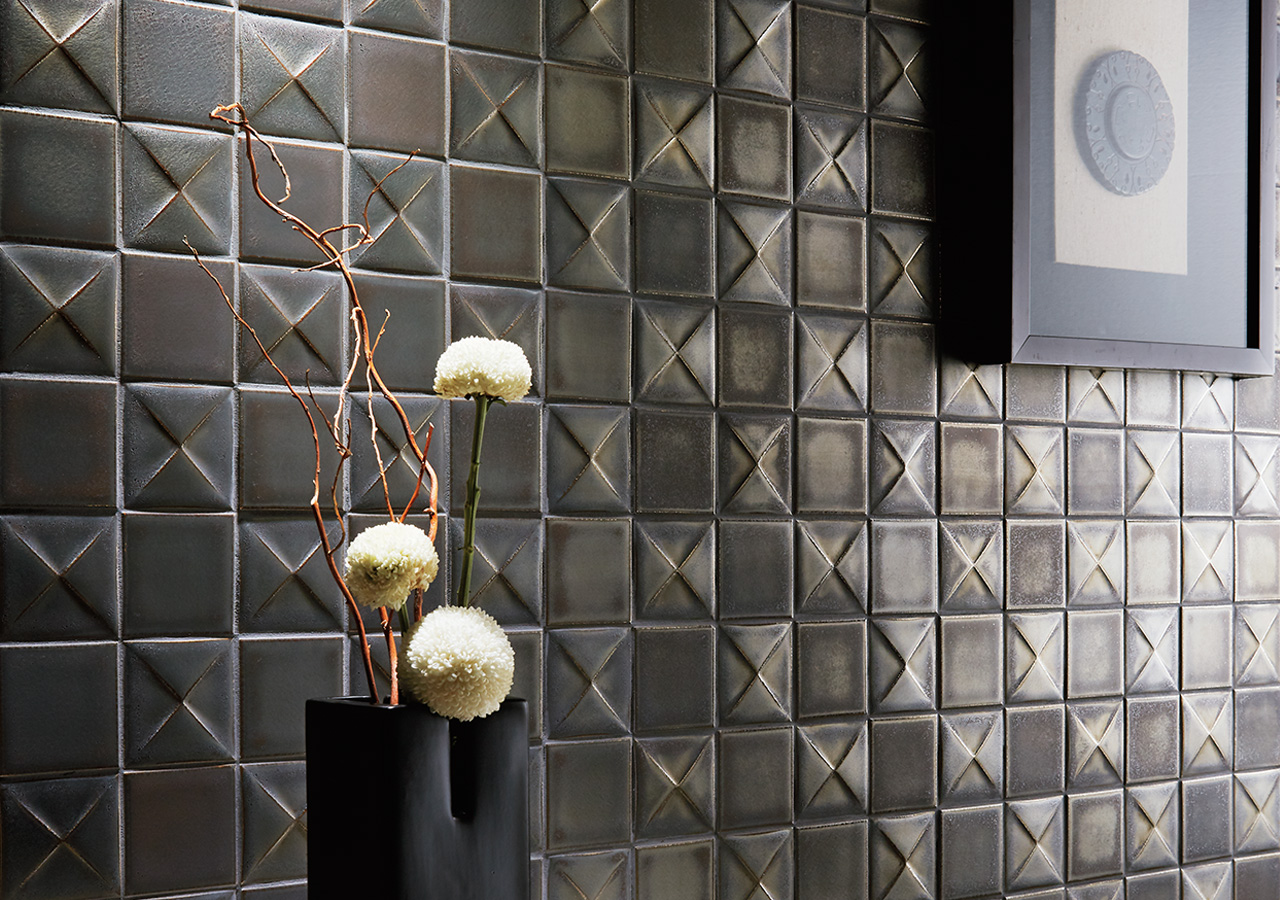 JAPANESE TILE - ORIATO BLACK ORT-2