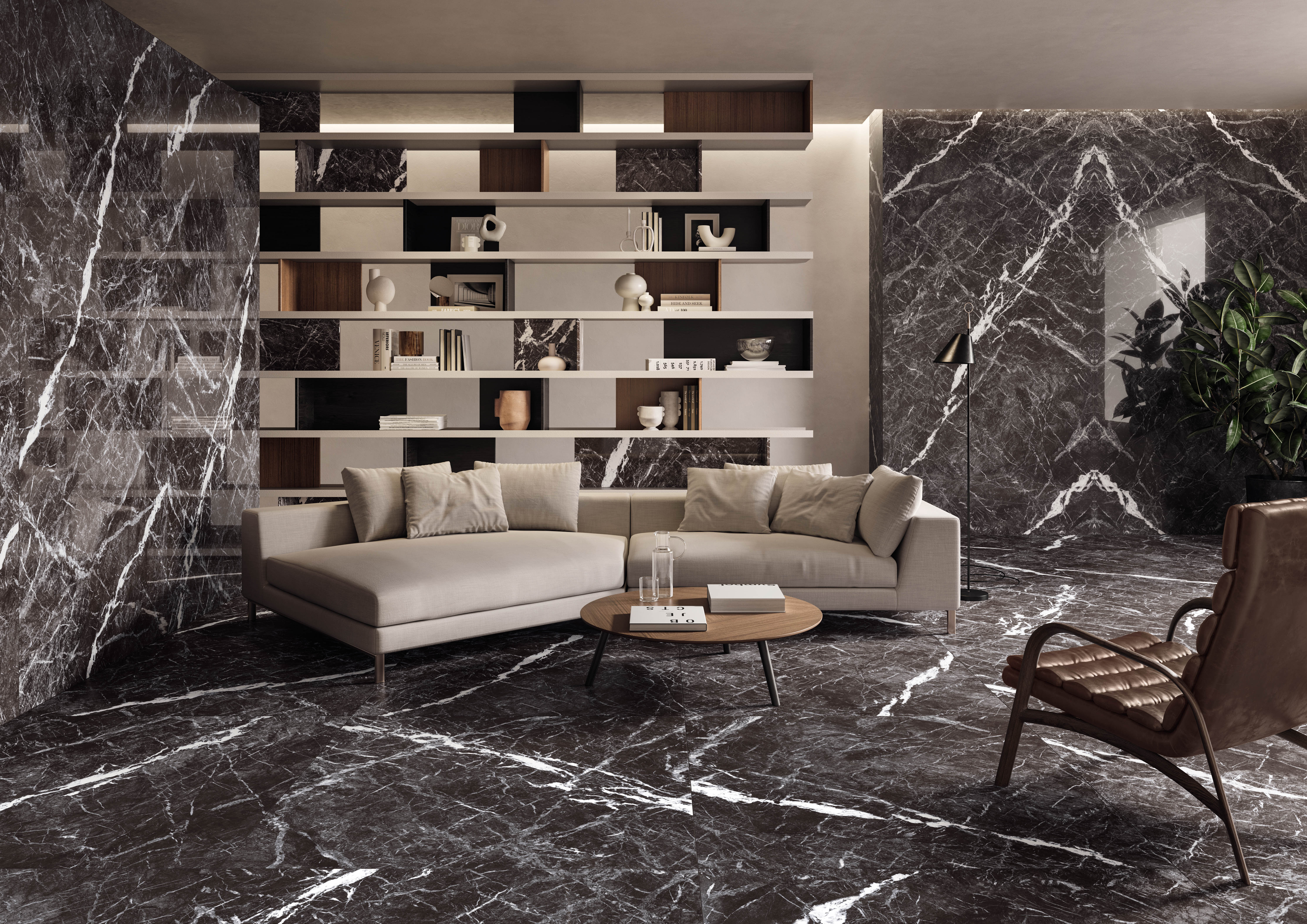 Marmoker and Onici by Casalgrande Padana: new shades of light for porcelain stoneware 