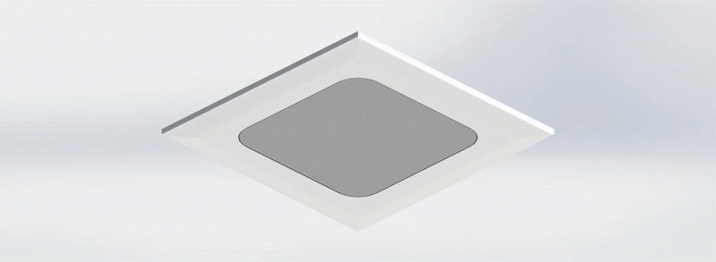 GFRG Access Panel – Radius Corner, Gravity Fit