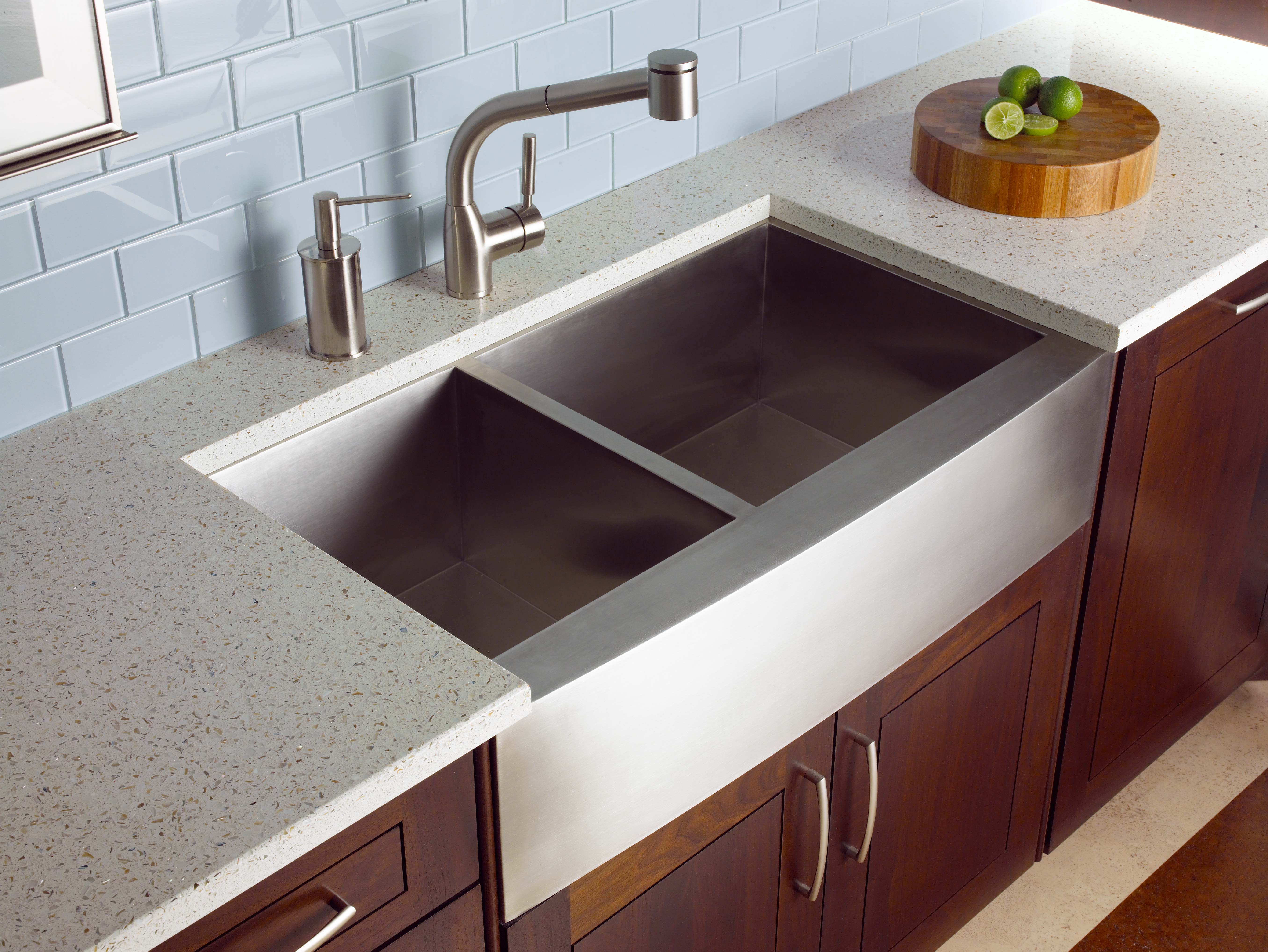 White Pearl kitchen counter