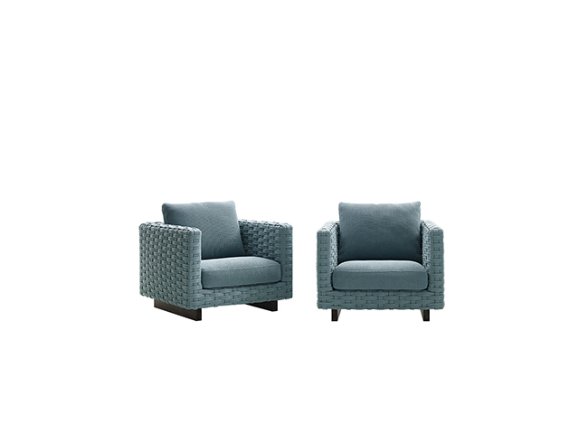 Ray Outdoor Fabric Armchair