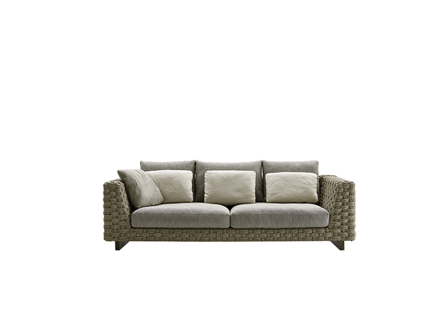 Ray Outdoor Natural Sofa