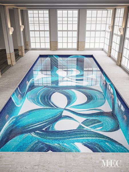 RIBIN - GLASS MOSAIC POOL