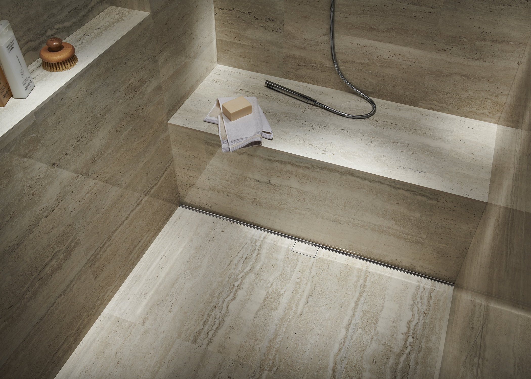 Slot Linear Drain from Infinity Drain
