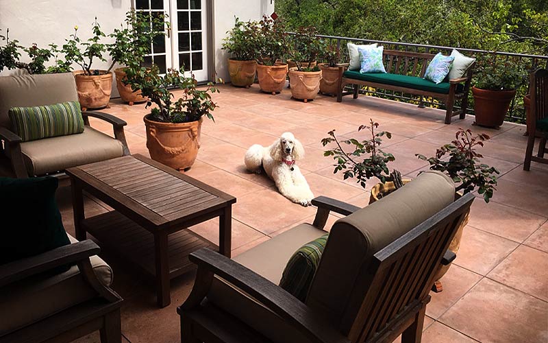 Porcelain Pavers - Rustic style
