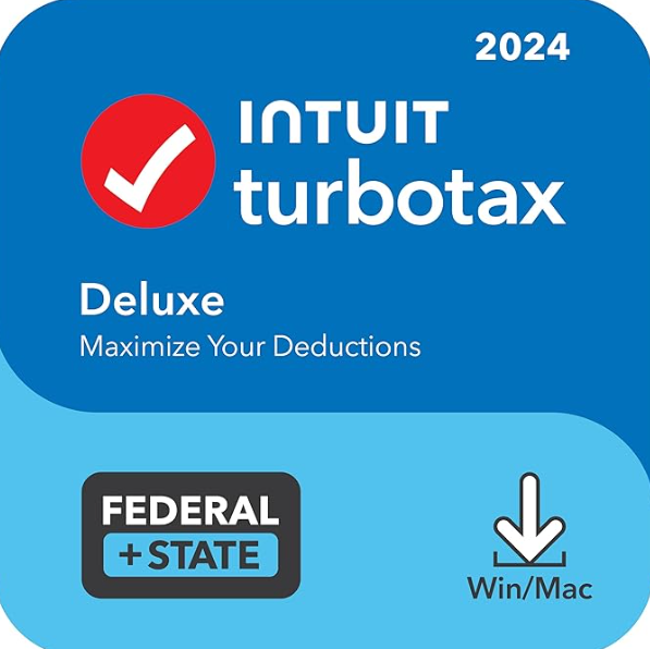 TurboTax Deluxe 2024 Tax Software