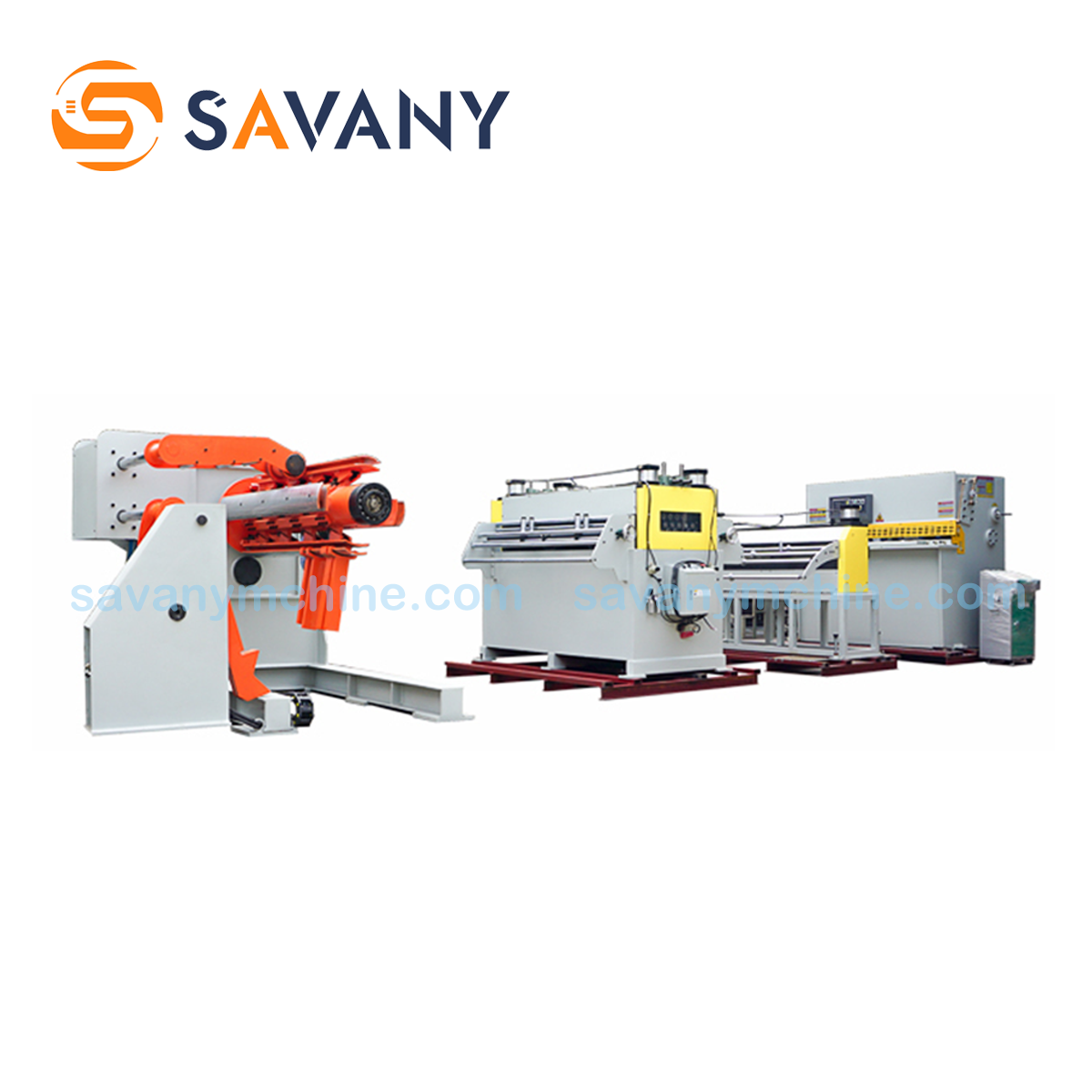 Uncoiler & feeder & straightener 3 in machine