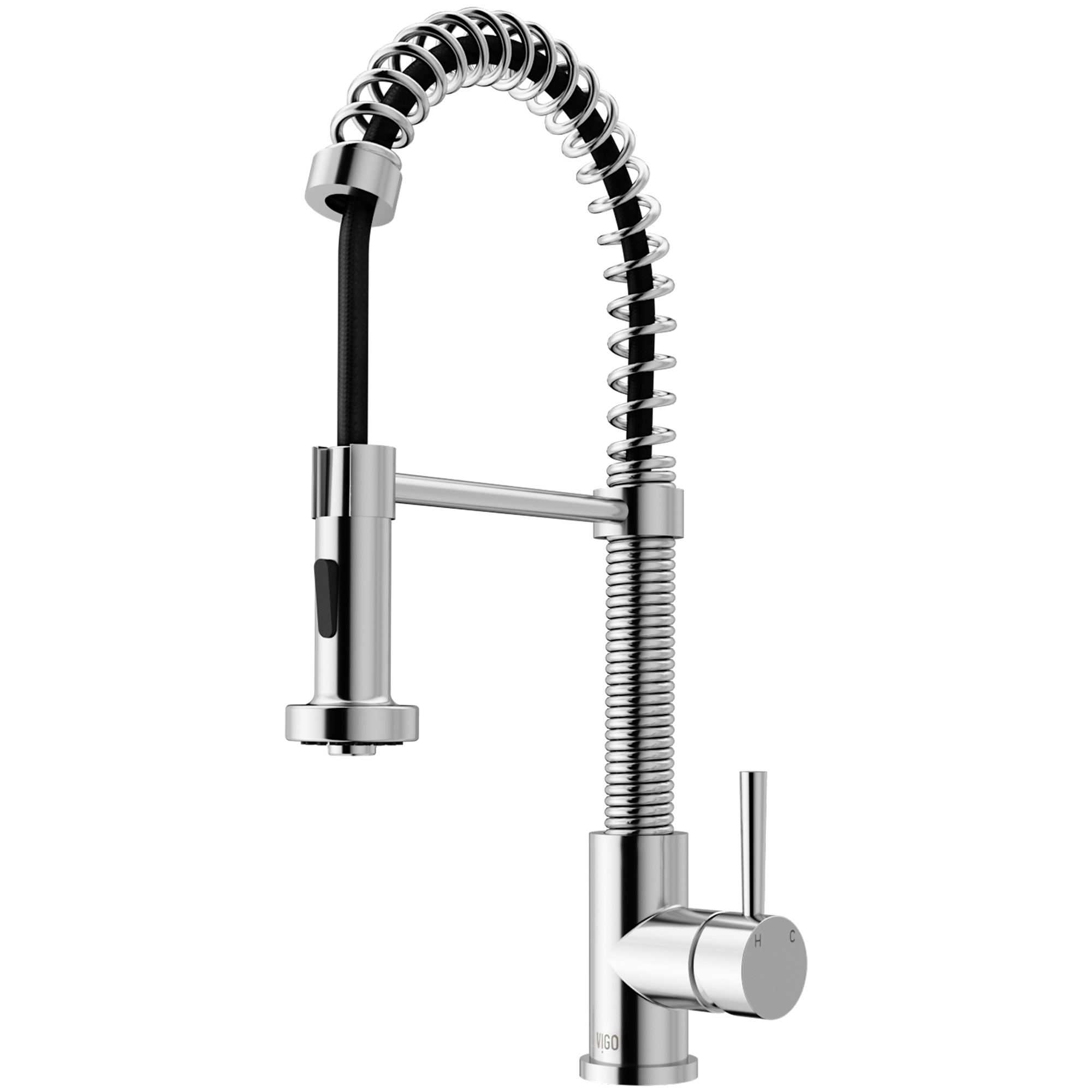 VIGO Edison Pull-Down Spray Kitchen Faucet In Chrome
