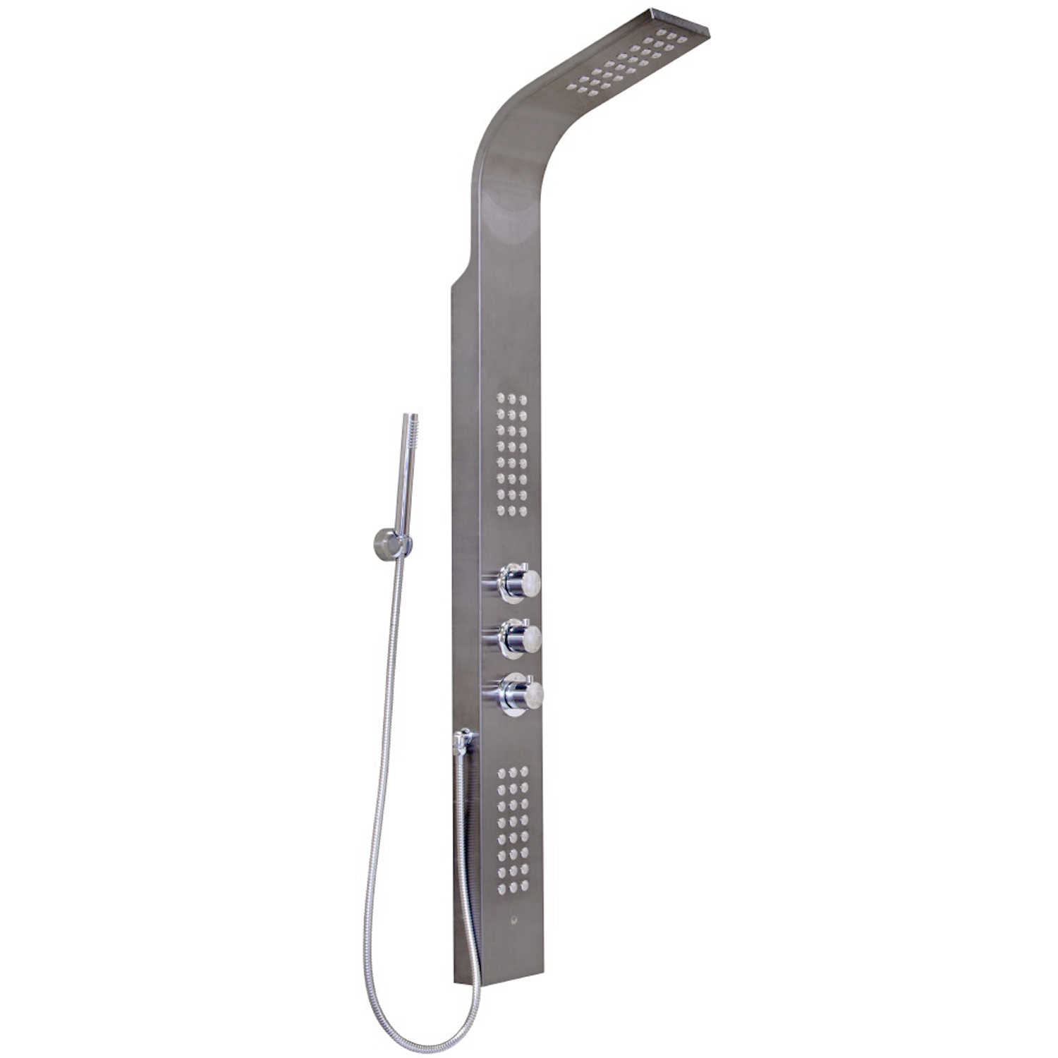 VIGO Sutherland Shower Massage Panel In Gunmetal