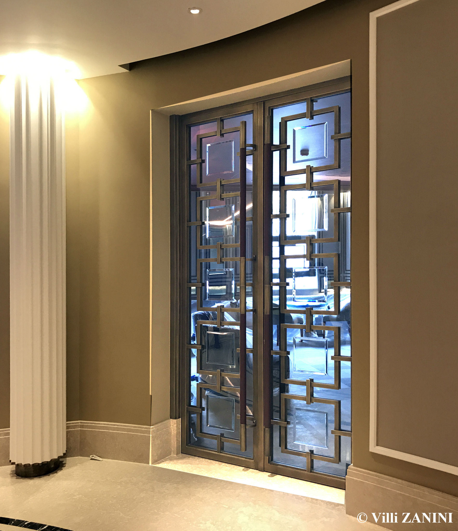 Metal doors