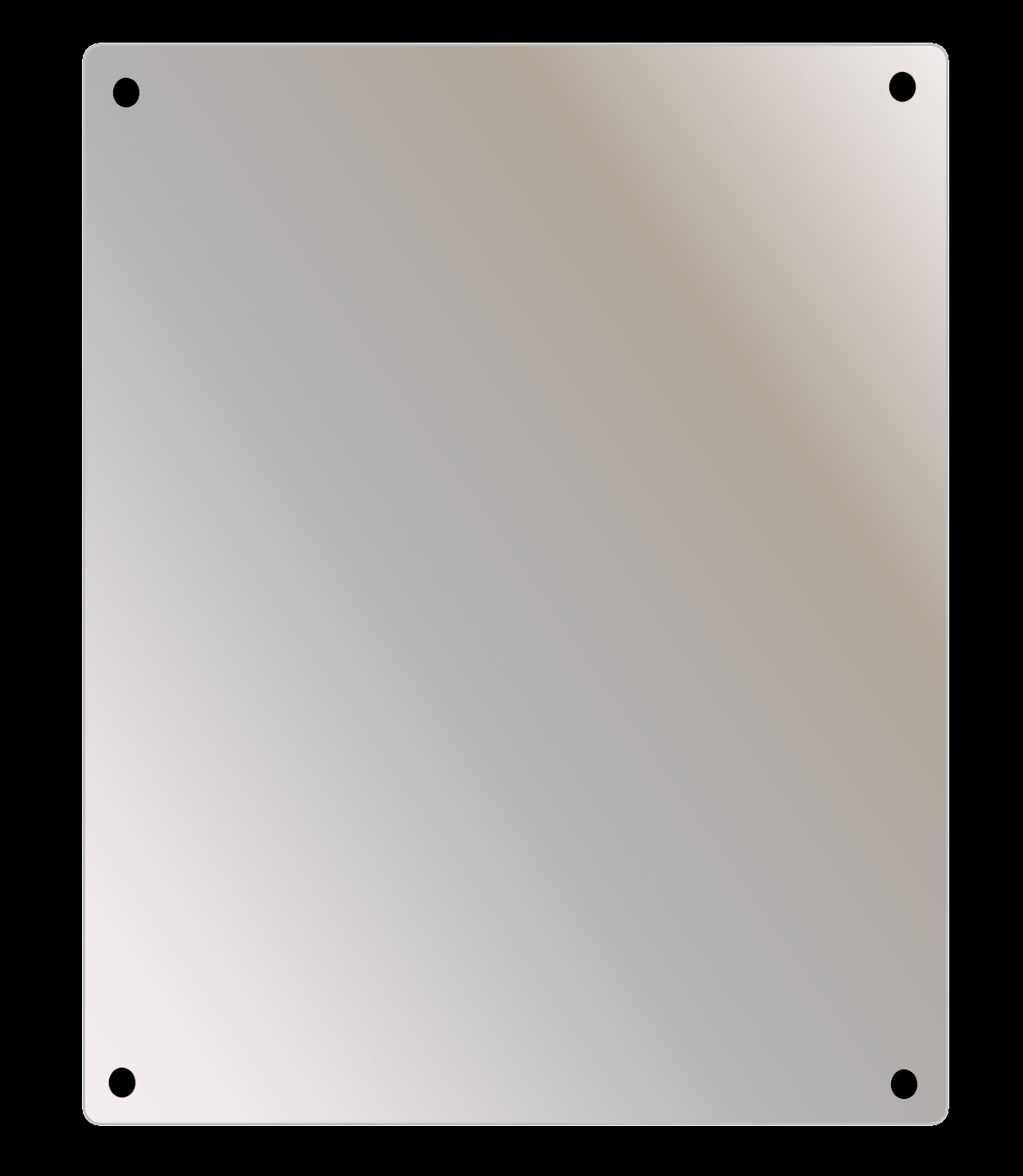 Wall Mount Stainless Steel Mirror