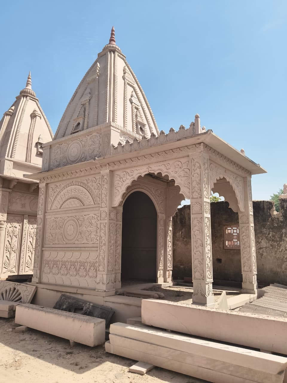 pink stone temple