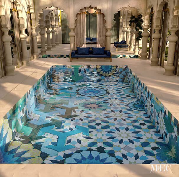 ZELLIJ POOL MOSAIC