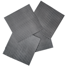 Corrugated Metal Ceiling Tiles - Antique