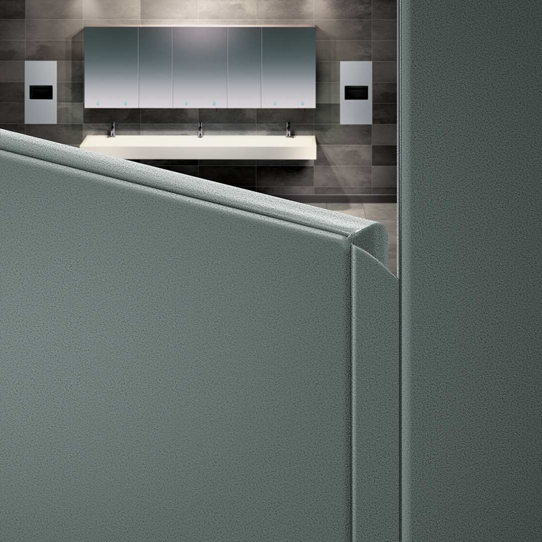 Integrated Privacy™ System for Metal Partitions