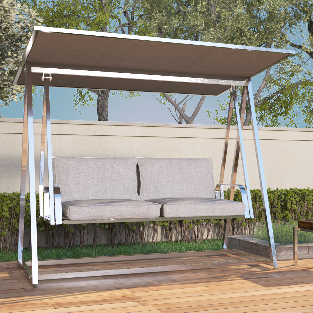 HRP FURNITURE STAINLESS STEEL OUTDOOR SWING