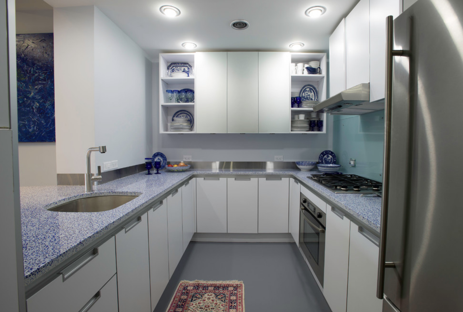 Cobalt Ice Kitchen Countertop