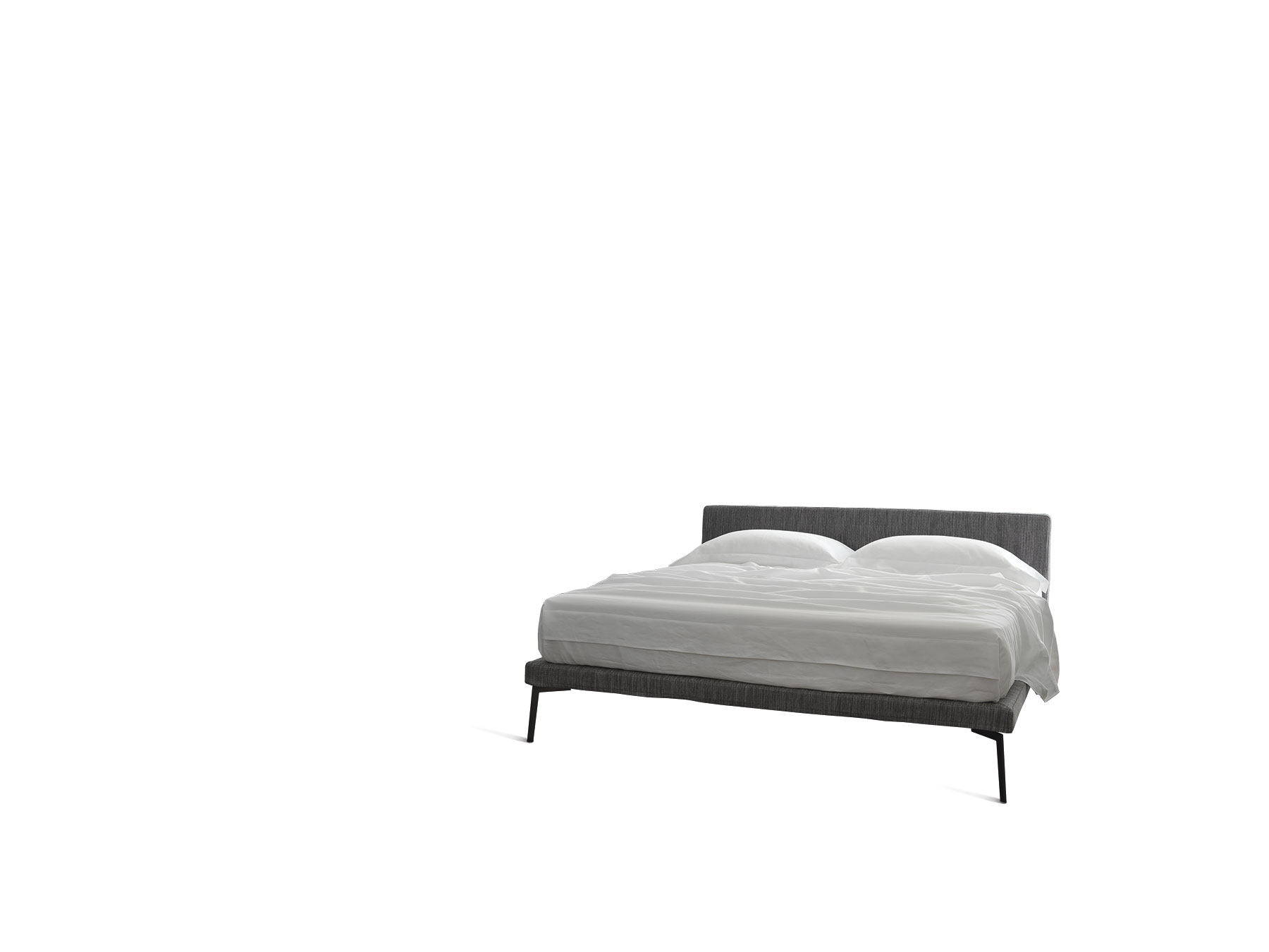 EBRIDI MID-CENTURY | Plain Headboard | Queen & King