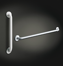 Grab Bars - Stainless Steel, White, and Antimicrobial Options