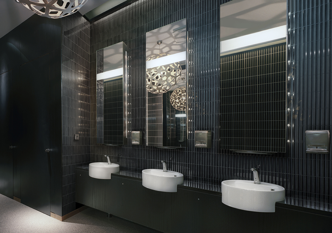 JAPANESE TILE - YUKI BORDER BLACK YKR4