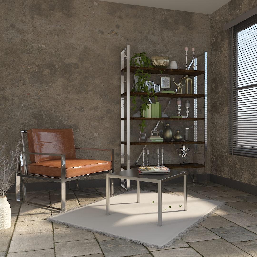 HRP FURNITURE STAINLESS STEEL BOOKSHELVES