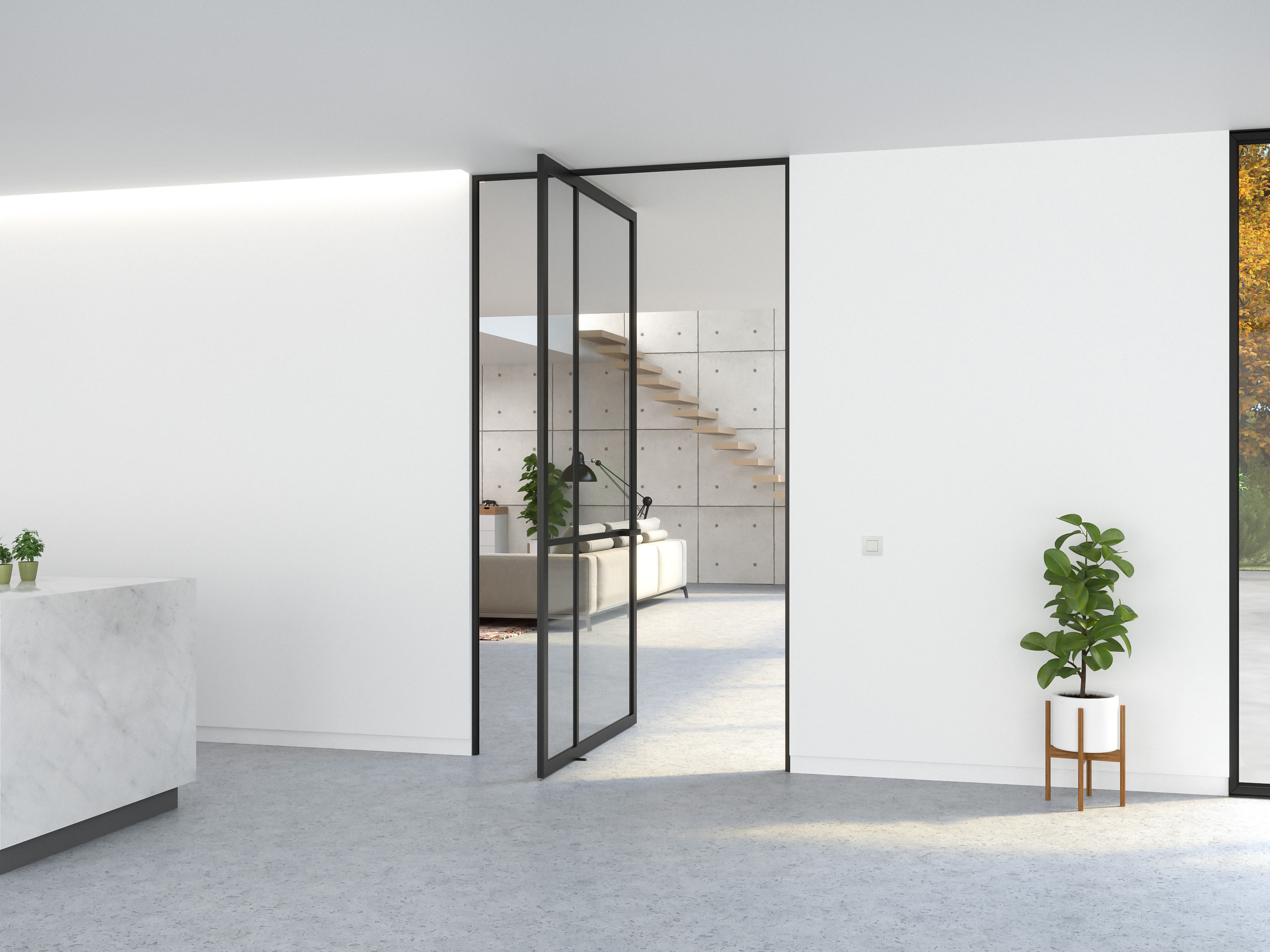 Portapivot 5730 with minimal door frame