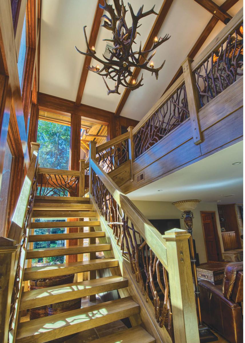 Mountain Laurel Stair Handrails