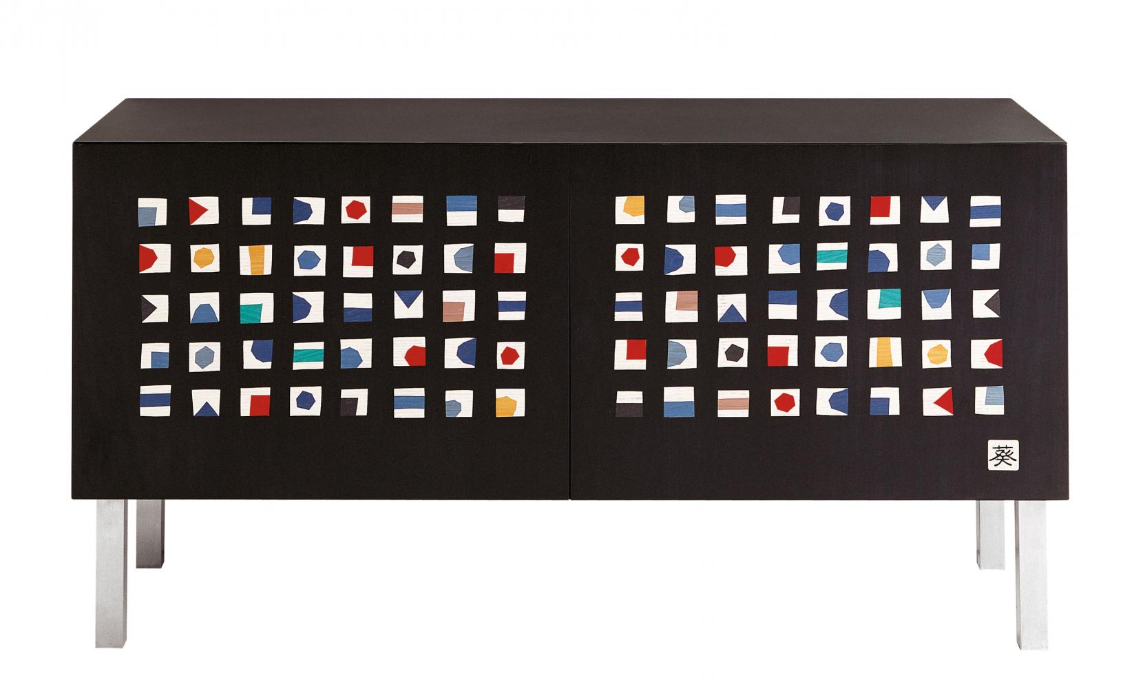Quadratini Magici | Intarsia Sideboard