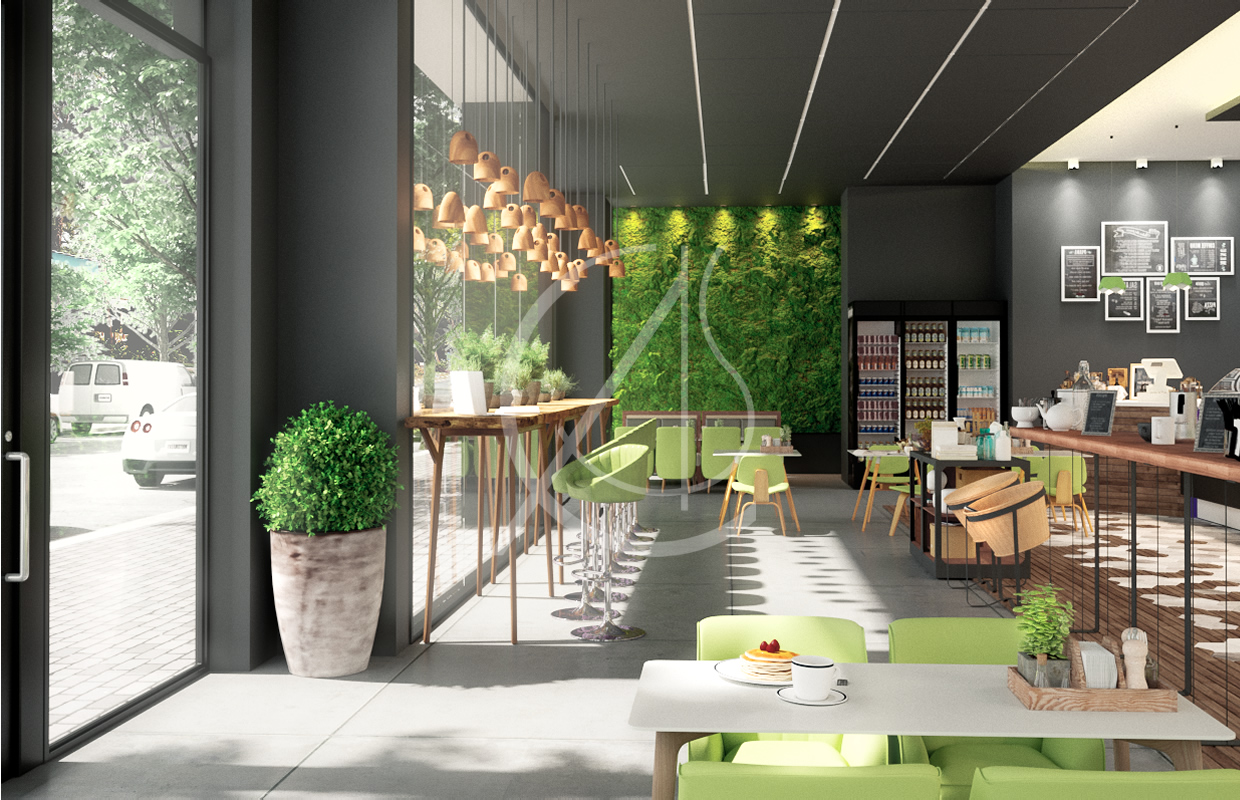 Idea 2147660 Eco Friendly Restaurant Interior Design For